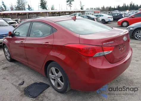 2012 Hyundai Elantra Gls (Ulsan Plant) из США, поврежденный, VIN KMHDH4AE3CU214341